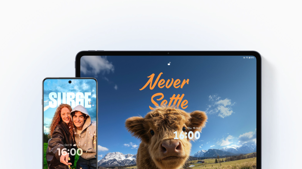 OxygenOS 16 экран блокироваки