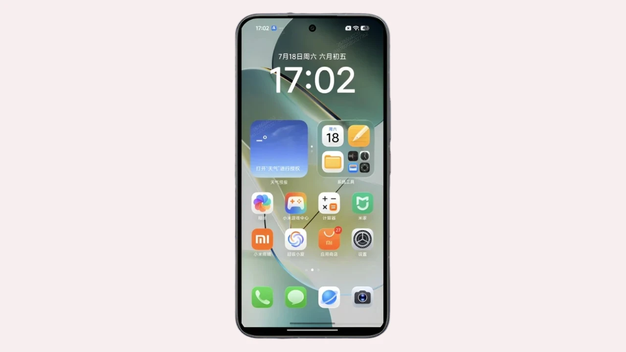 В сети появился первый кадр интерфейса HyperOS 4 от Xiaomi