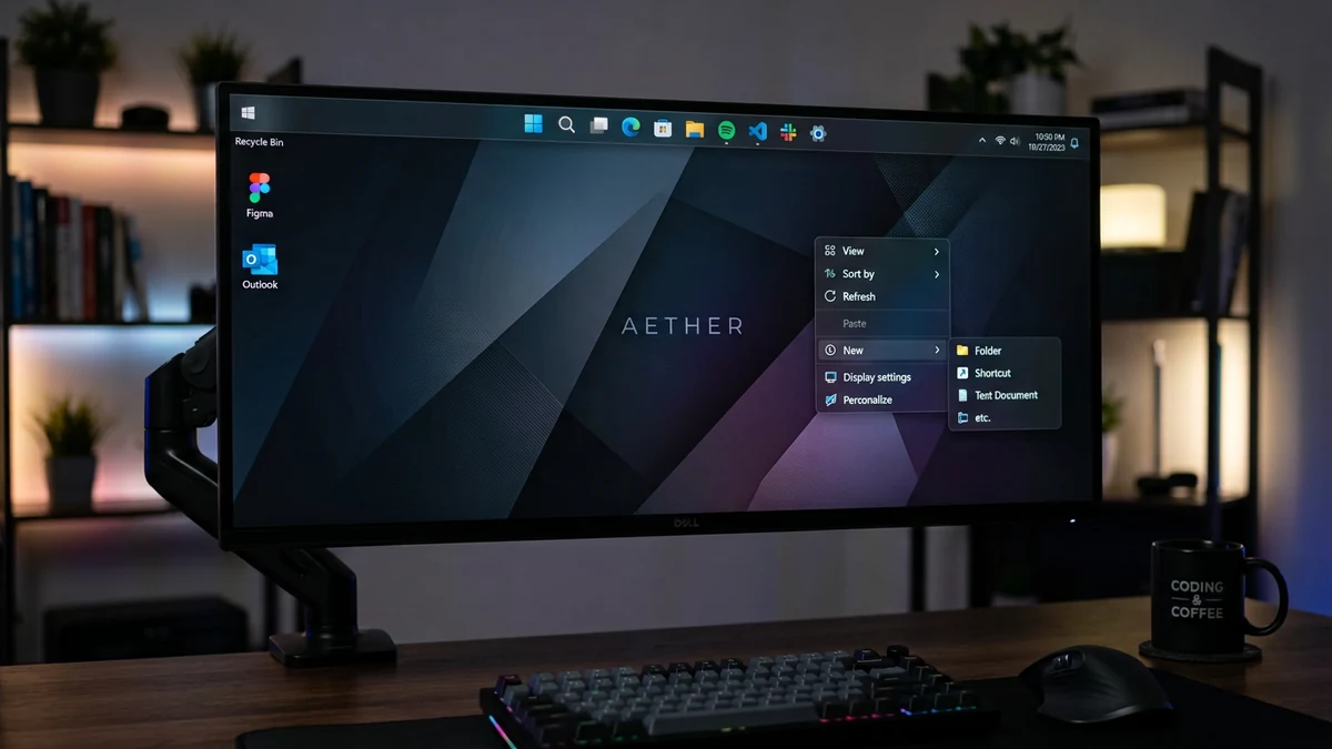 В Windows 11 обнаружено скрытое контекстное меню для быстрого переноса панели задач без перехода в Параметры