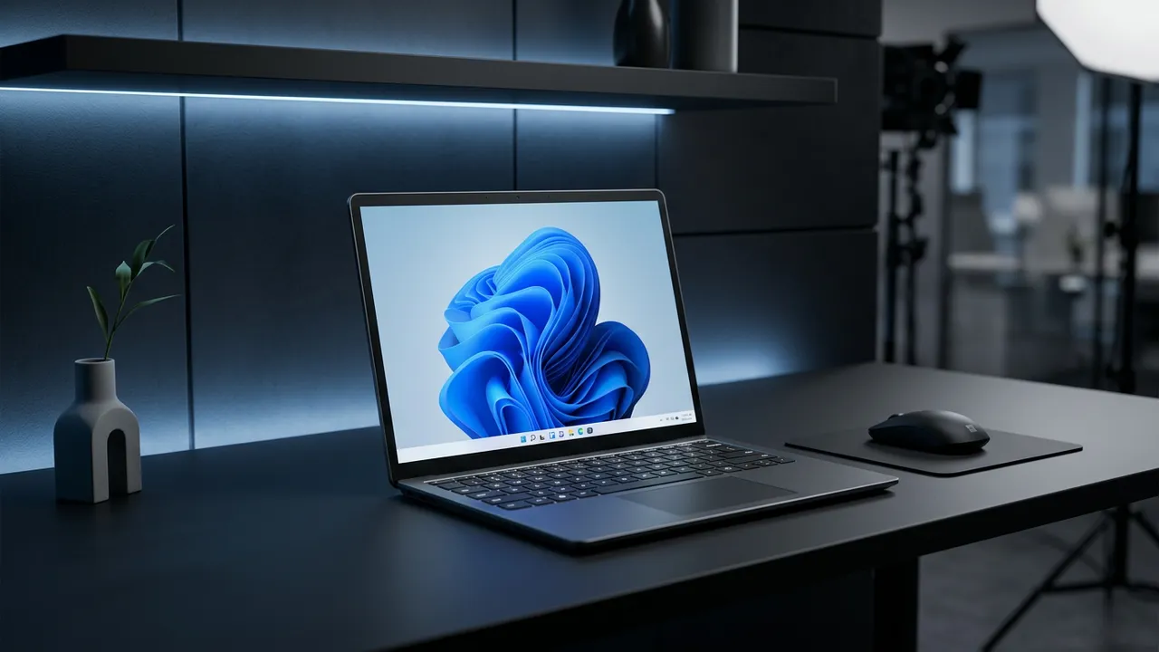 Ноутбук под управлением Windows 11 с тестированием функции Project Pantheon