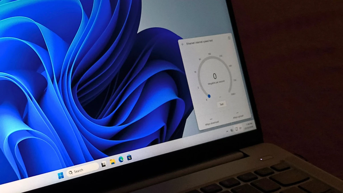 В Windows 11 встроенная проверка скорости интернета стала нативной без Bing